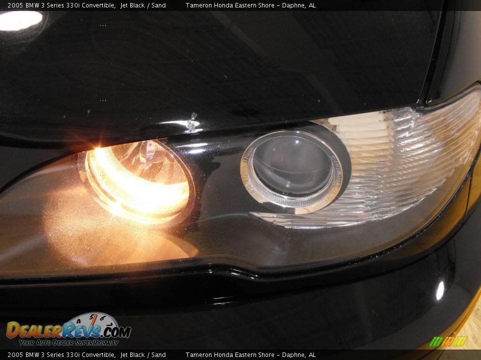 2005 BMW 3 Series 330i Convertible Jet Black / Sand Photo #30