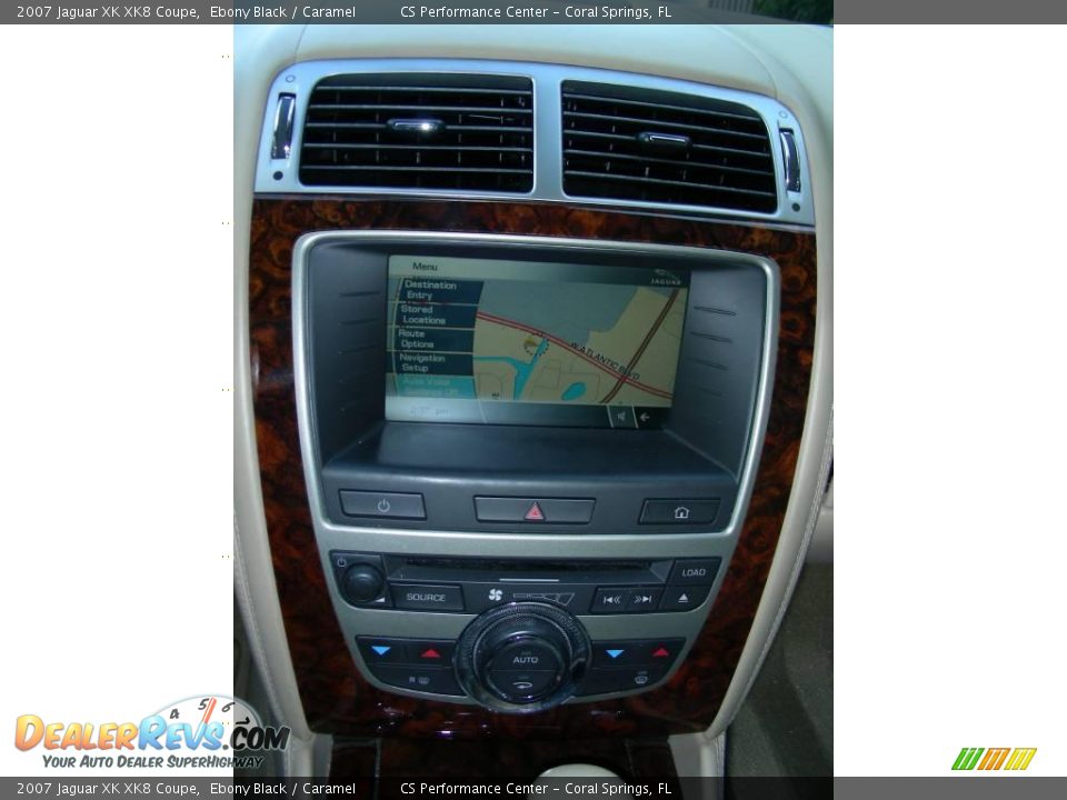 2007 Jaguar XK XK8 Coupe Ebony Black / Caramel Photo #27
