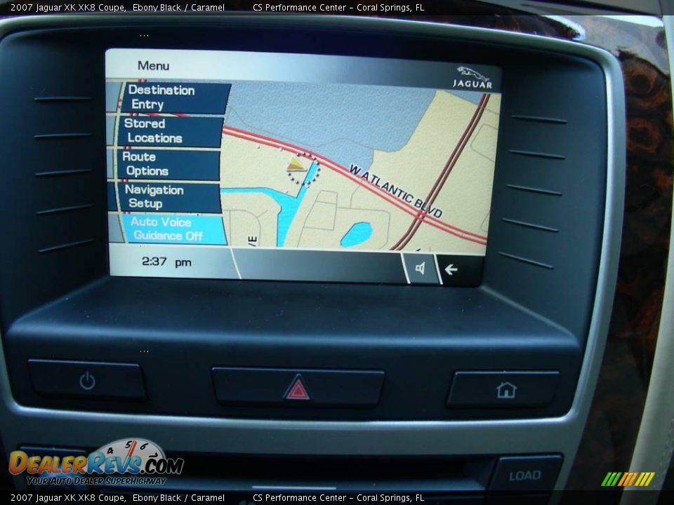 2007 Jaguar XK XK8 Coupe Ebony Black / Caramel Photo #28