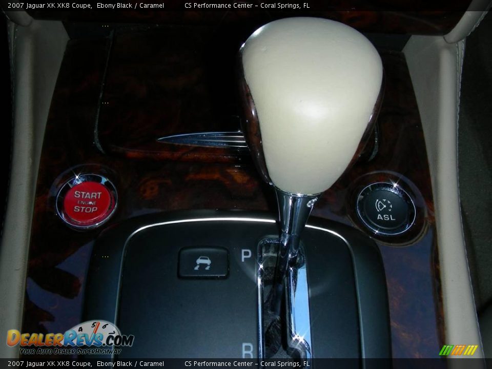 2007 Jaguar XK XK8 Coupe Ebony Black / Caramel Photo #30