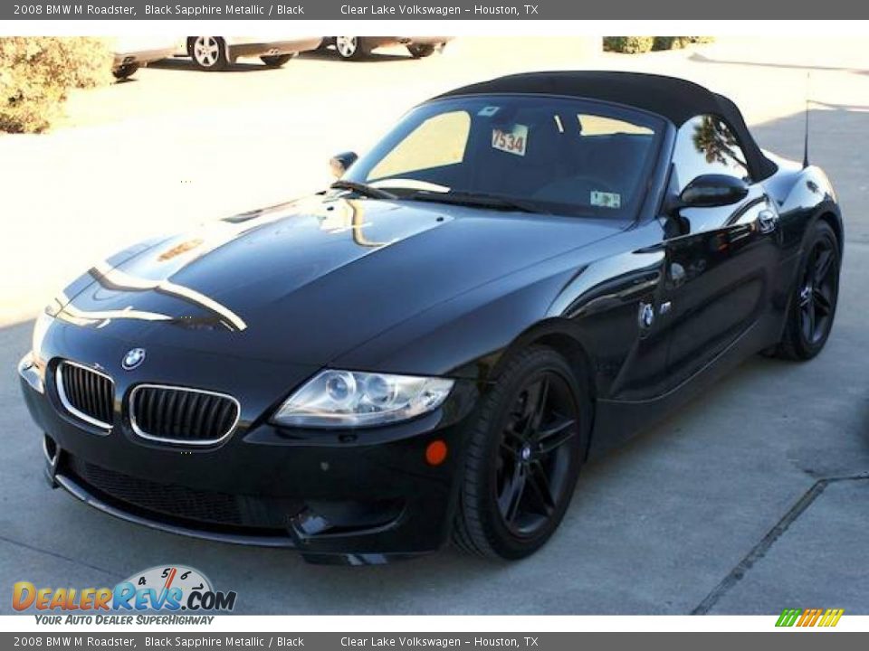 2008 BMW M Roadster Black Sapphire Metallic / Black Photo #3