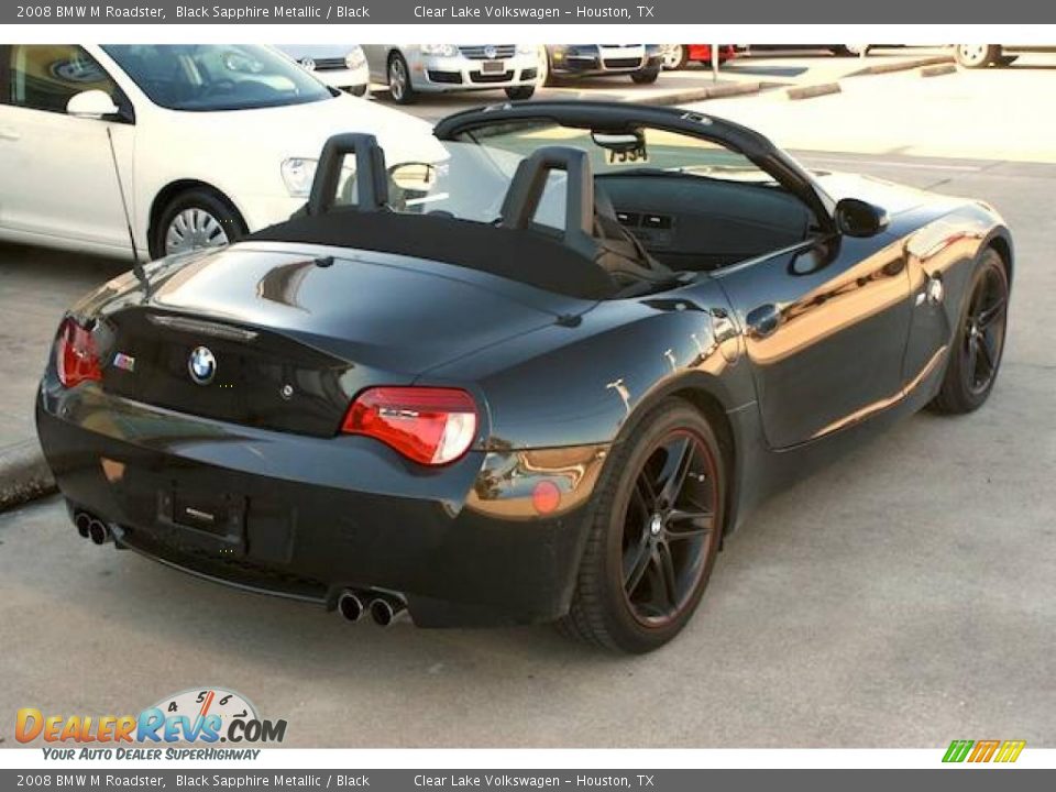 2008 BMW M Roadster Black Sapphire Metallic / Black Photo #10