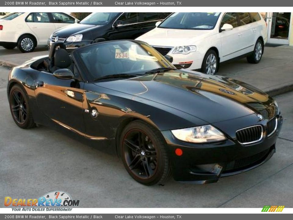 2008 BMW M Roadster Black Sapphire Metallic / Black Photo #14