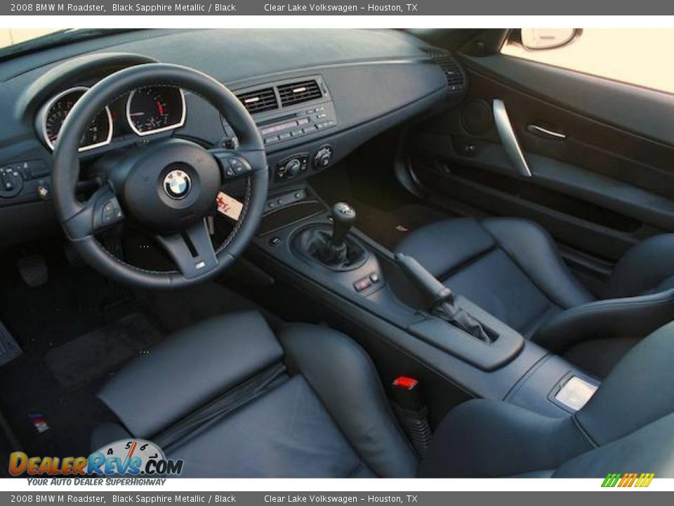 2008 BMW M Roadster Black Sapphire Metallic / Black Photo #17