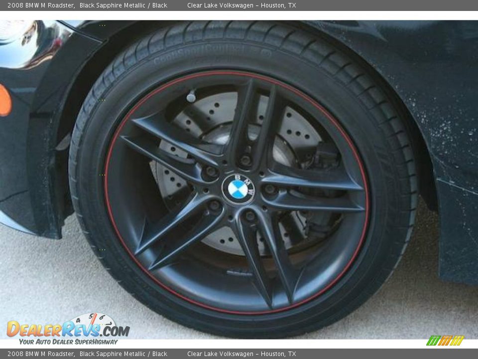 2008 BMW M Roadster Black Sapphire Metallic / Black Photo #19
