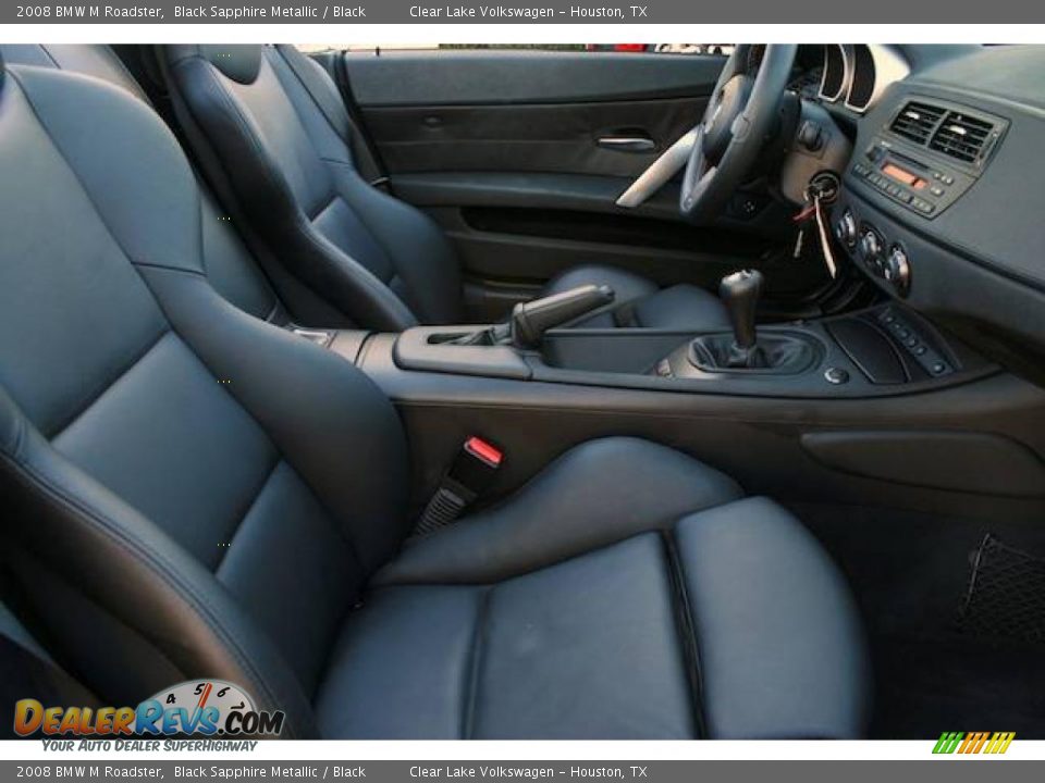 2008 BMW M Roadster Black Sapphire Metallic / Black Photo #21