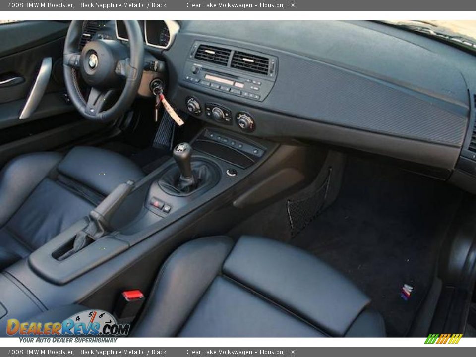 2008 BMW M Roadster Black Sapphire Metallic / Black Photo #22