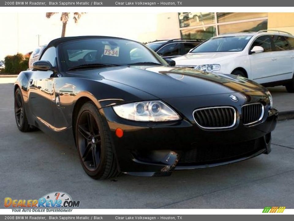 2008 BMW M Roadster Black Sapphire Metallic / Black Photo #25