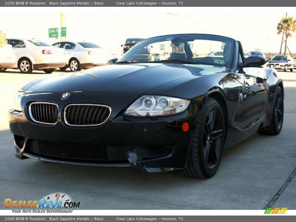 2008 BMW M Roadster Black Sapphire Metallic / Black Photo #27