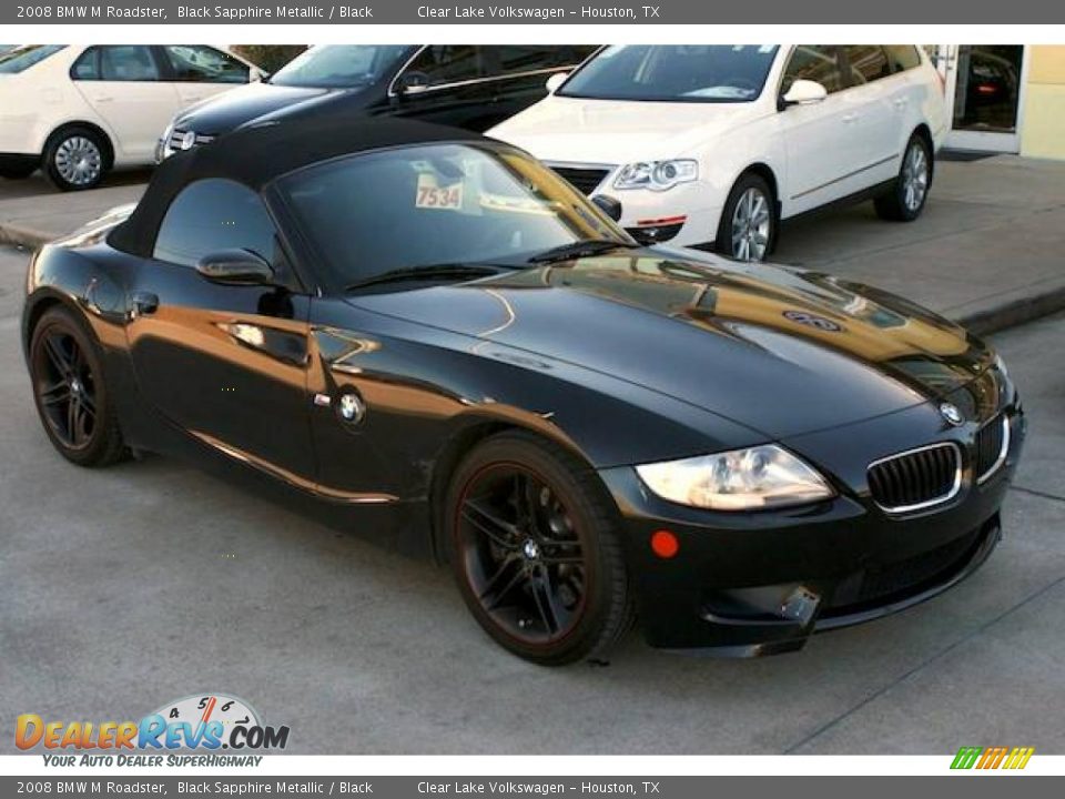 2008 BMW M Roadster Black Sapphire Metallic / Black Photo #33