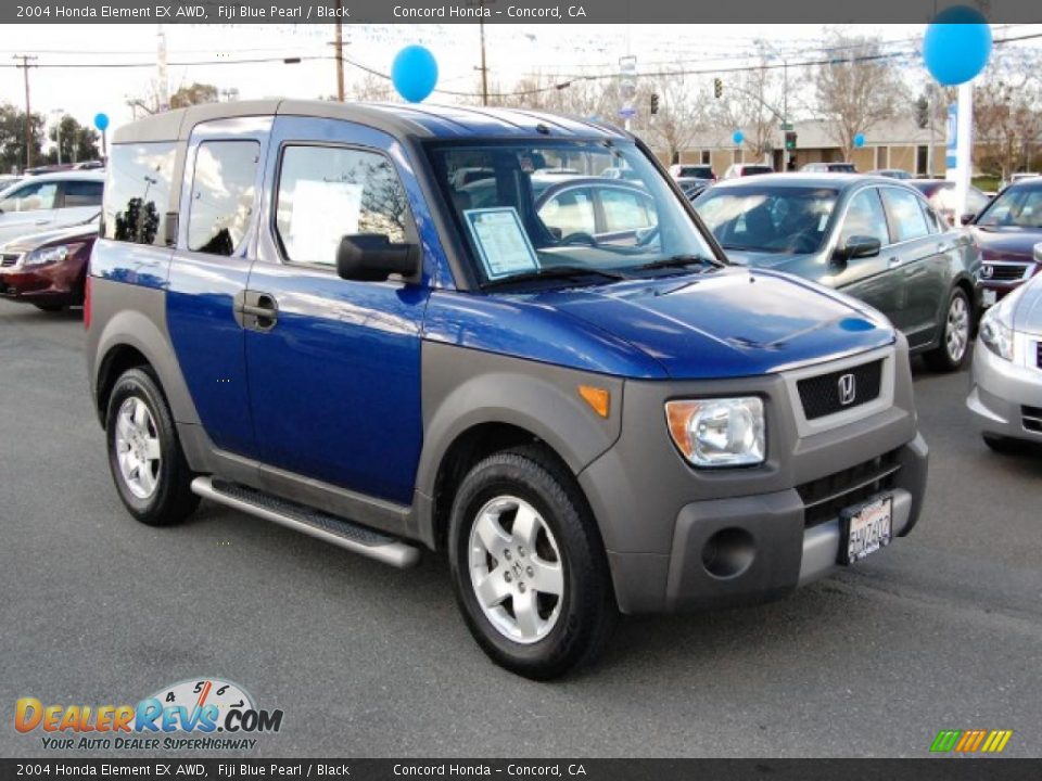 2004 Honda Element EX AWD Fiji Blue Pearl / Black Photo #1