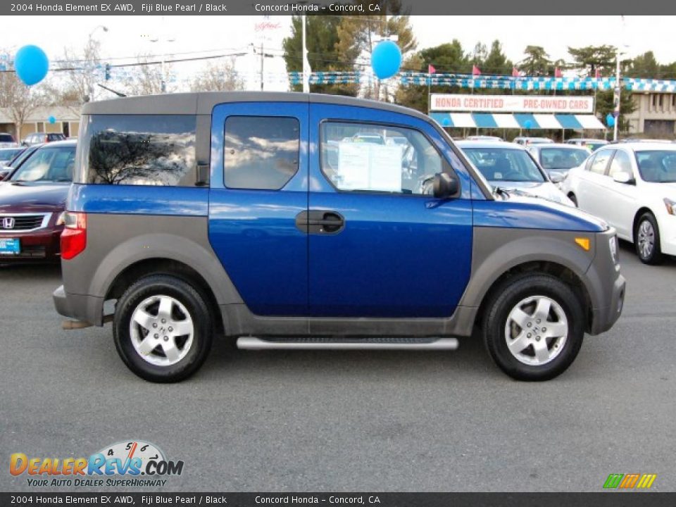 2004 Honda Element EX AWD Fiji Blue Pearl / Black Photo #2