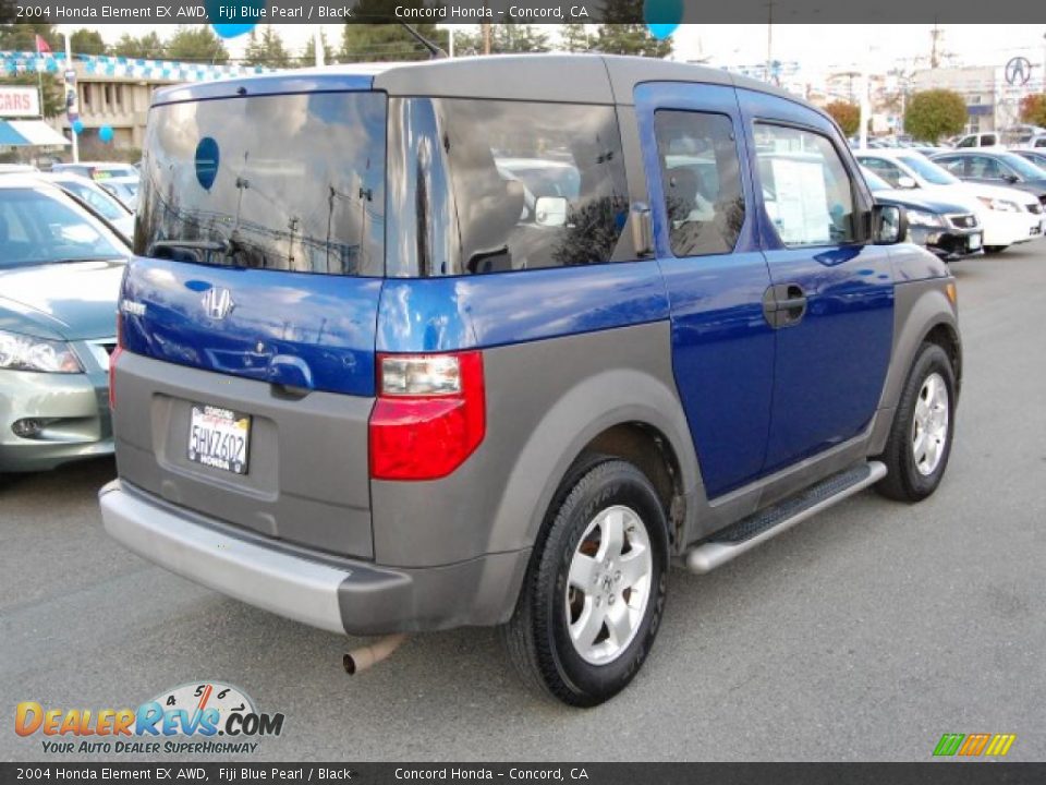 2004 Honda Element EX AWD Fiji Blue Pearl / Black Photo #3