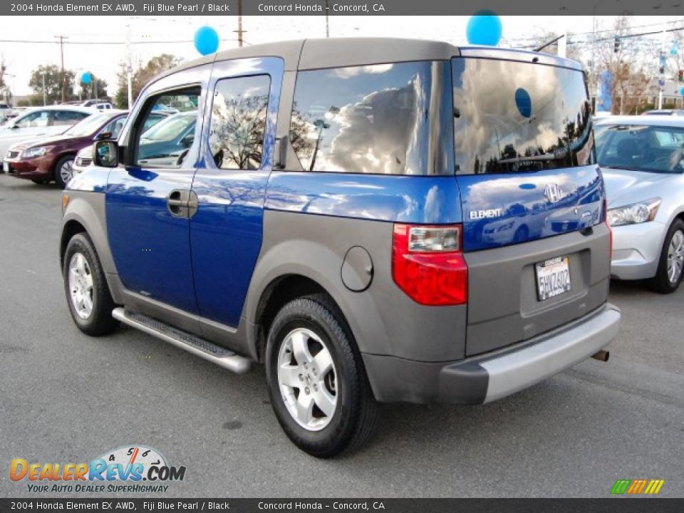 2004 Honda Element EX AWD Fiji Blue Pearl / Black Photo #5