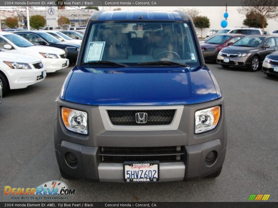 2004 Honda Element EX AWD Fiji Blue Pearl / Black Photo #8