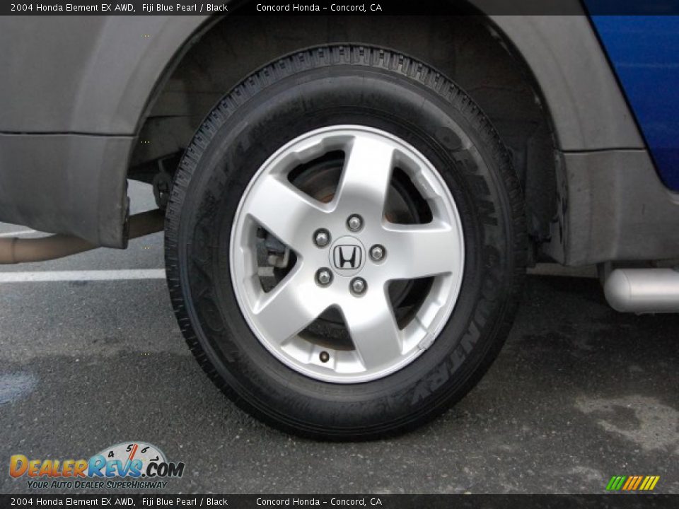 2004 Honda Element EX AWD Fiji Blue Pearl / Black Photo #30