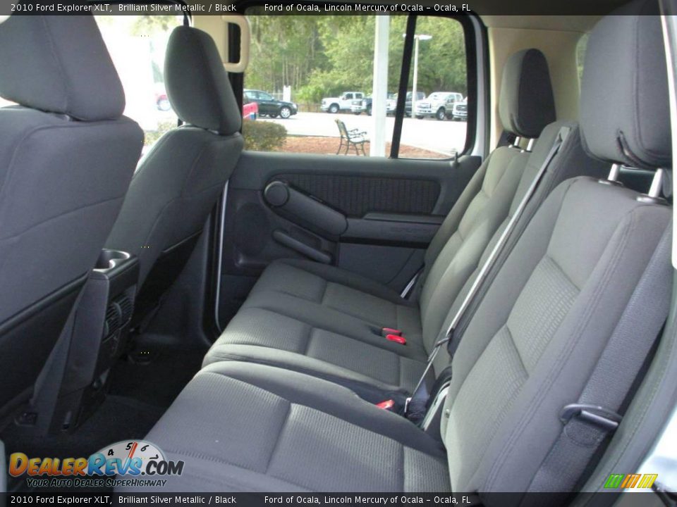 2010 Ford Explorer XLT Brilliant Silver Metallic / Black Photo #5