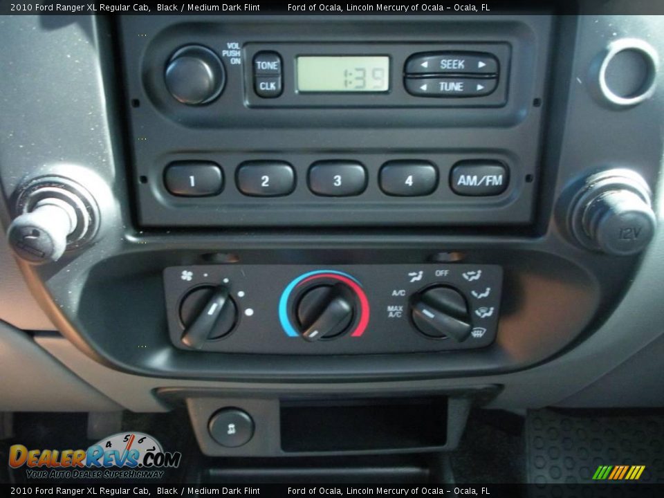 2010 Ford Ranger XL Regular Cab Black / Medium Dark Flint Photo #5