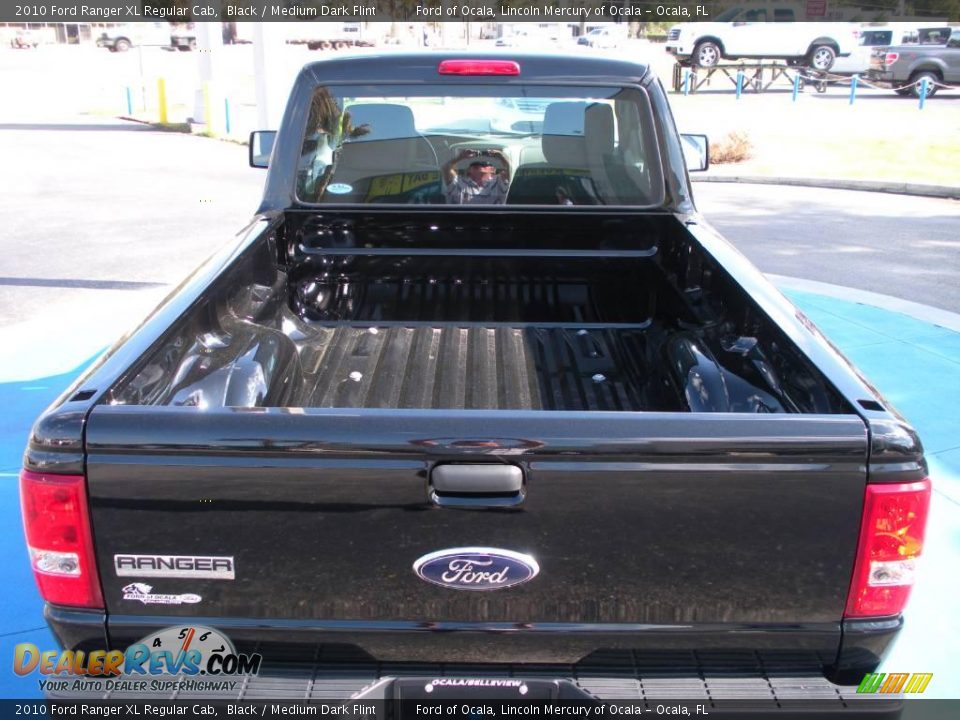 2010 Ford Ranger XL Regular Cab Black / Medium Dark Flint Photo #7