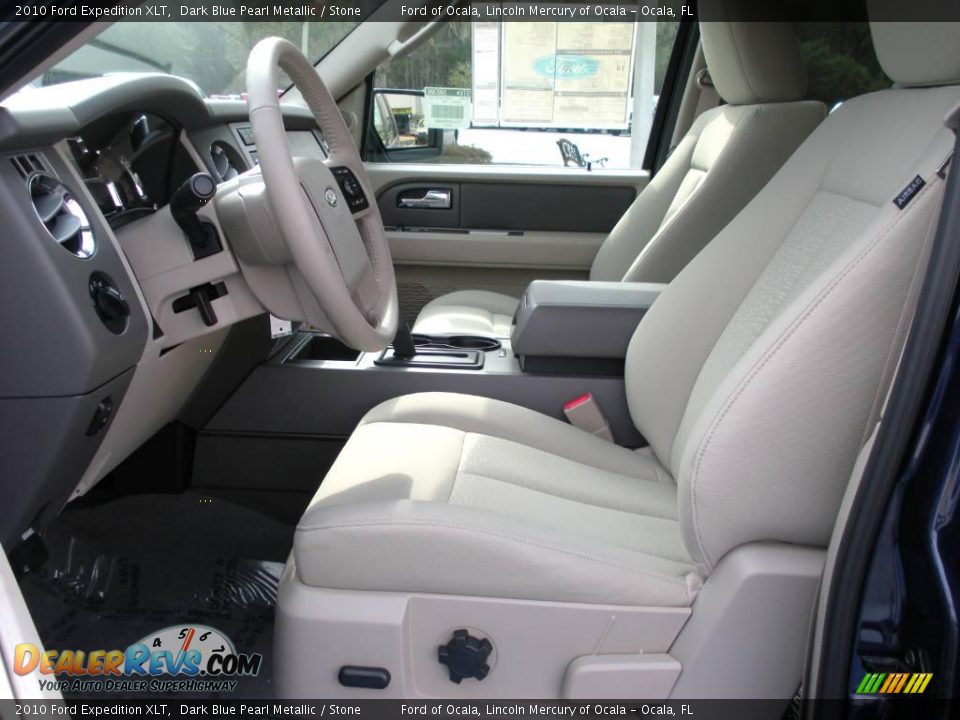 2010 Ford Expedition XLT Dark Blue Pearl Metallic / Stone Photo #4