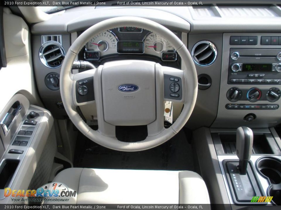 2010 Ford Expedition XLT Dark Blue Pearl Metallic / Stone Photo #6