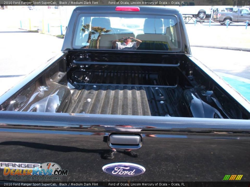 2010 Ford Ranger Sport SuperCab Black / Medium Dark Flint Photo #8