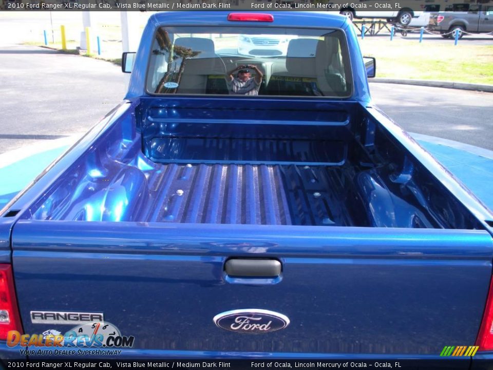2010 Ford Ranger XL Regular Cab Vista Blue Metallic / Medium Dark Flint Photo #7