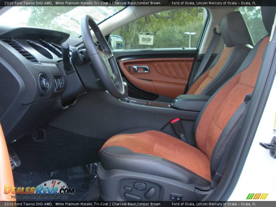 Front Seat of 2010 Ford Taurus SHO AWD Photo #5