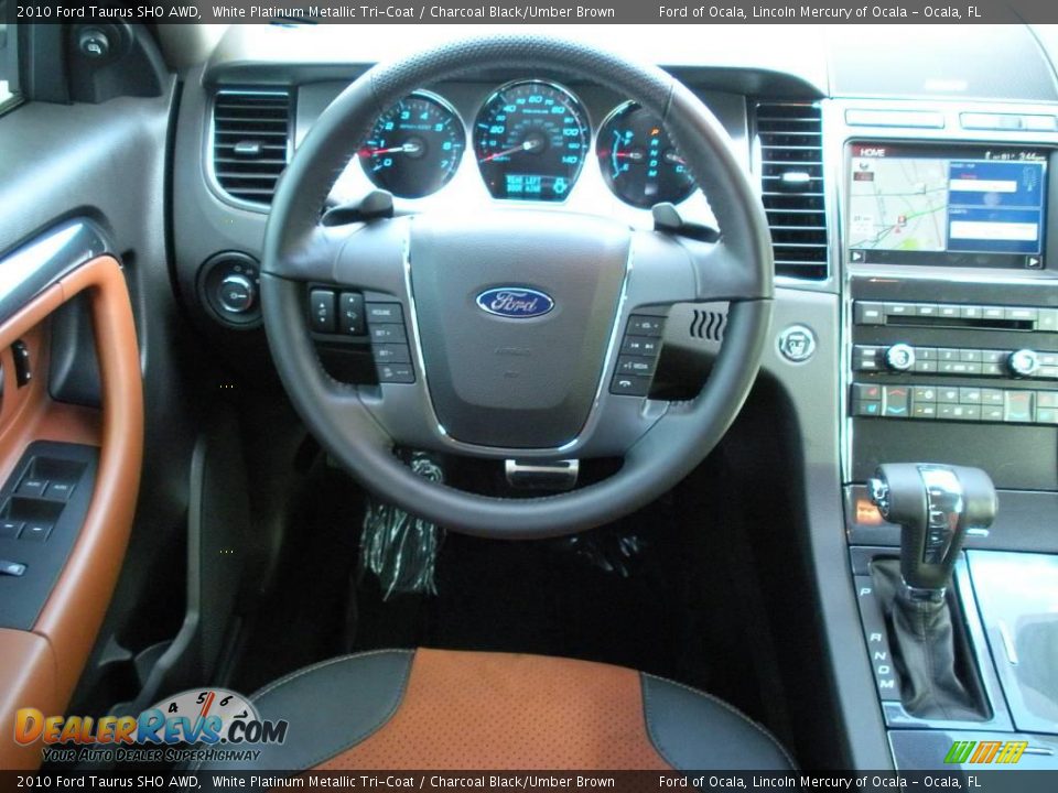 2010 Ford Taurus SHO AWD Steering Wheel Photo #7