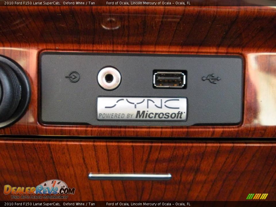 2010 Ford F150 Lariat SuperCab Oxford White / Tan Photo #7
