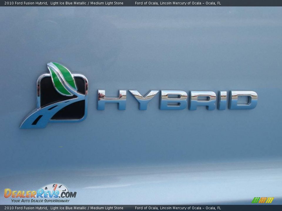 2010 Ford Fusion Hybrid Light Ice Blue Metallic / Medium Light Stone Photo #4