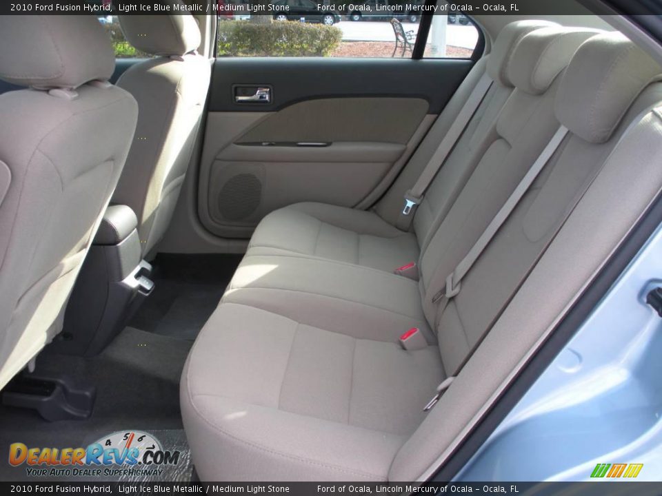 2010 Ford Fusion Hybrid Light Ice Blue Metallic / Medium Light Stone Photo #6