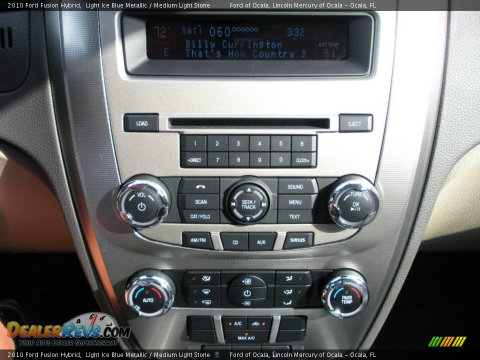 2010 Ford Fusion Hybrid Light Ice Blue Metallic / Medium Light Stone Photo #9