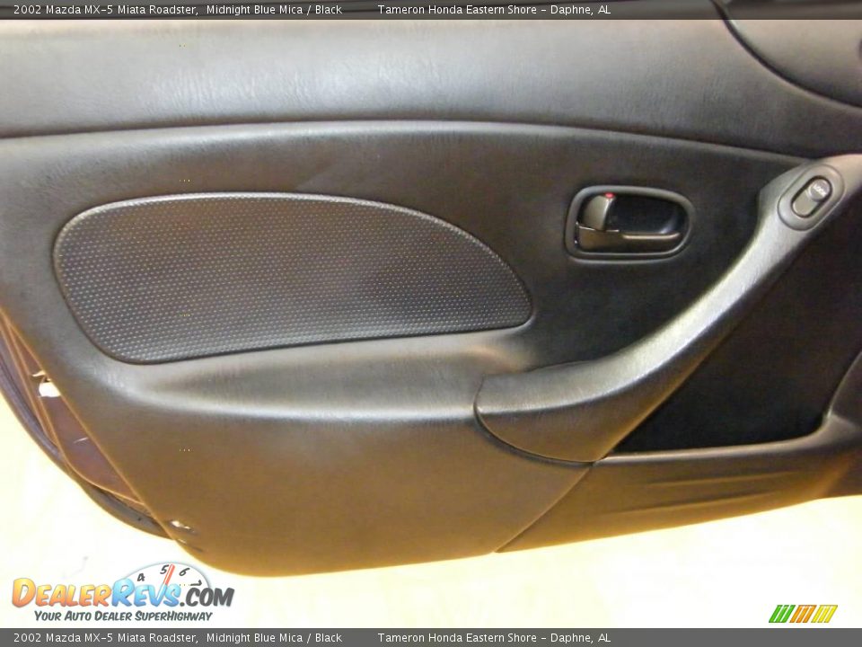 2002 Mazda MX-5 Miata Roadster Midnight Blue Mica / Black Photo #28