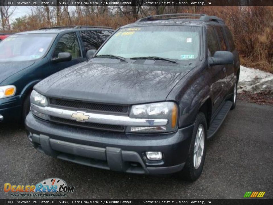 2003 Chevrolet TrailBlazer EXT LS 4x4 Dark Gray Metallic / Medium Pewter Photo #3