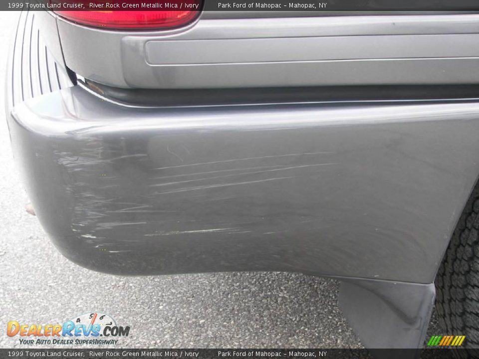 1999 Toyota Land Cruiser River Rock Green Metallic Mica / Ivory Photo #28