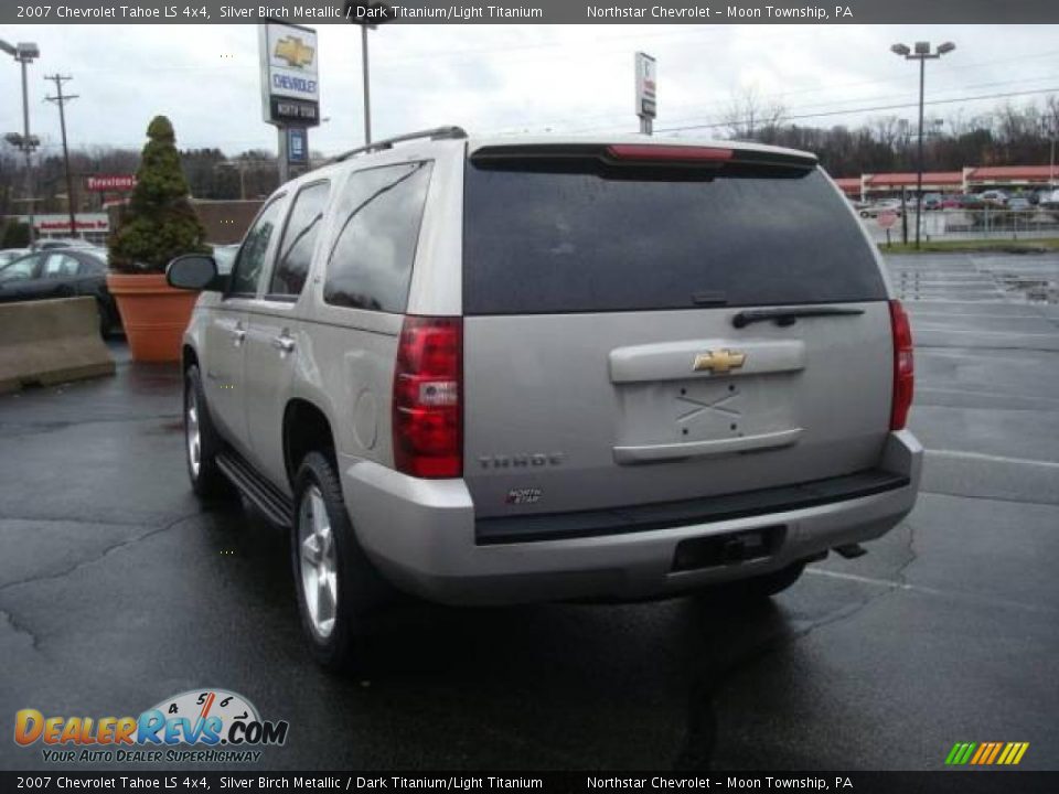 2007 Chevrolet Tahoe LS 4x4 Silver Birch Metallic / Dark Titanium/Light Titanium Photo #5
