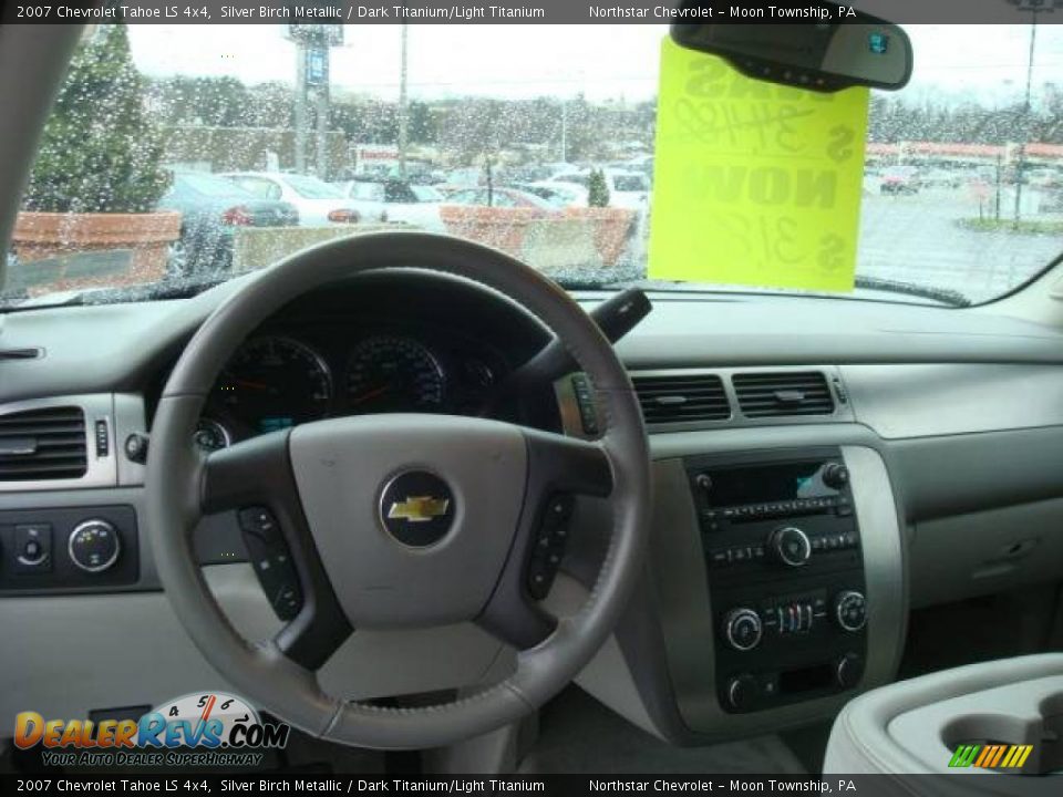 2007 Chevrolet Tahoe LS 4x4 Silver Birch Metallic / Dark Titanium/Light Titanium Photo #12