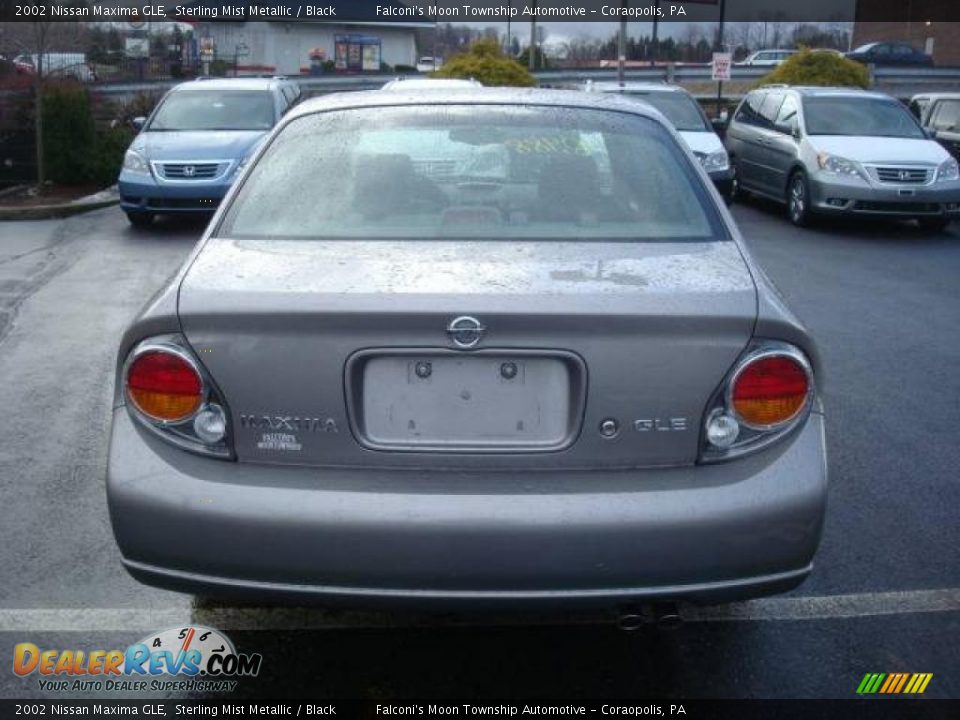 2002 Nissan Maxima GLE Sterling Mist Metallic / Black Photo #3