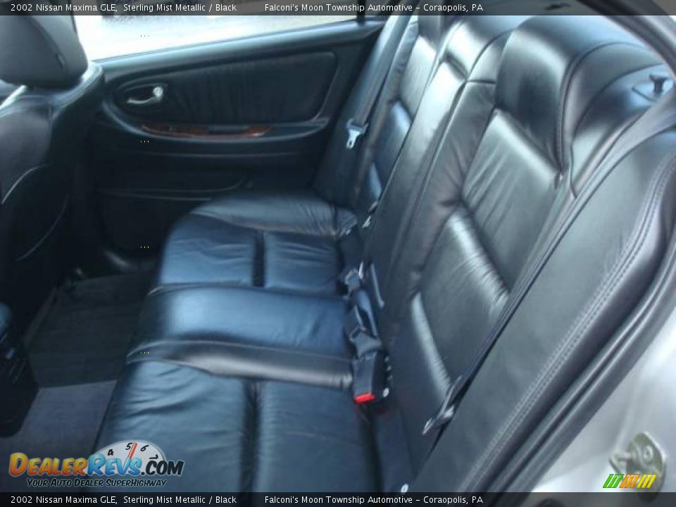 2002 Nissan Maxima GLE Sterling Mist Metallic / Black Photo #9