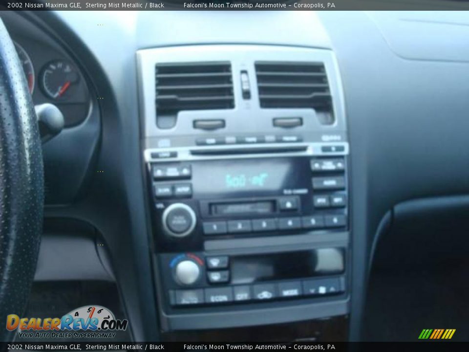 2002 Nissan Maxima GLE Sterling Mist Metallic / Black Photo #13