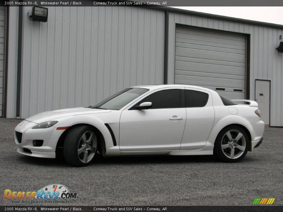 2005 Mazda RX-8 Whitewater Pearl / Black Photo #1