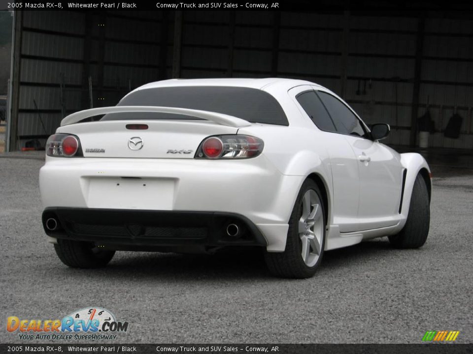 2005 Mazda RX-8 Whitewater Pearl / Black Photo #4