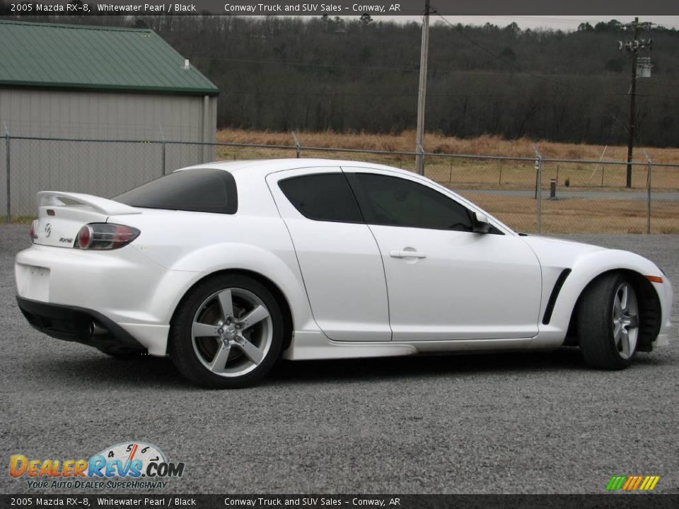2005 Mazda RX-8 Whitewater Pearl / Black Photo #5