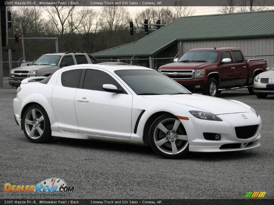 2005 Mazda RX-8 Whitewater Pearl / Black Photo #6