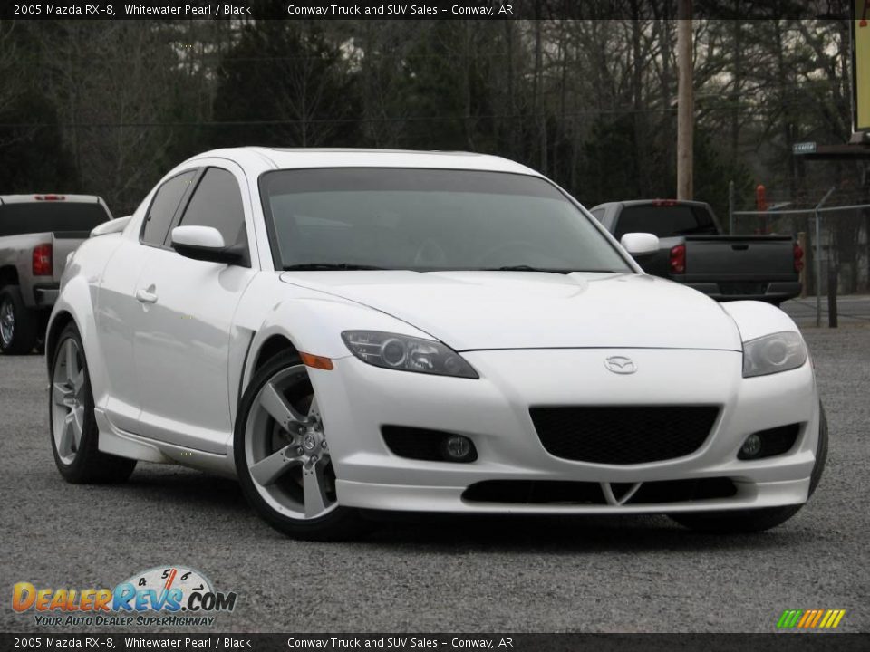 2005 Mazda RX-8 Whitewater Pearl / Black Photo #7