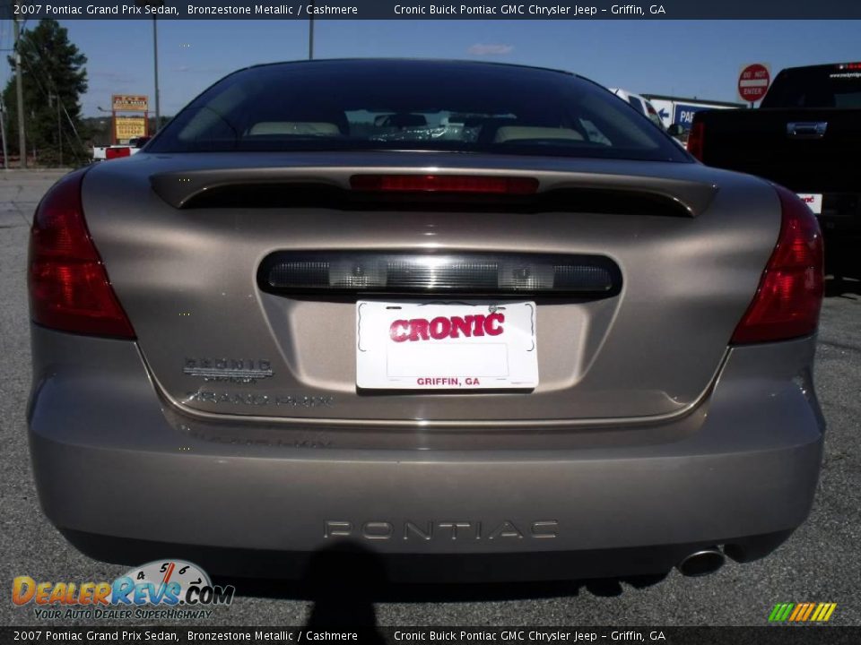 2007 Pontiac Grand Prix Sedan Bronzestone Metallic / Cashmere Photo #7