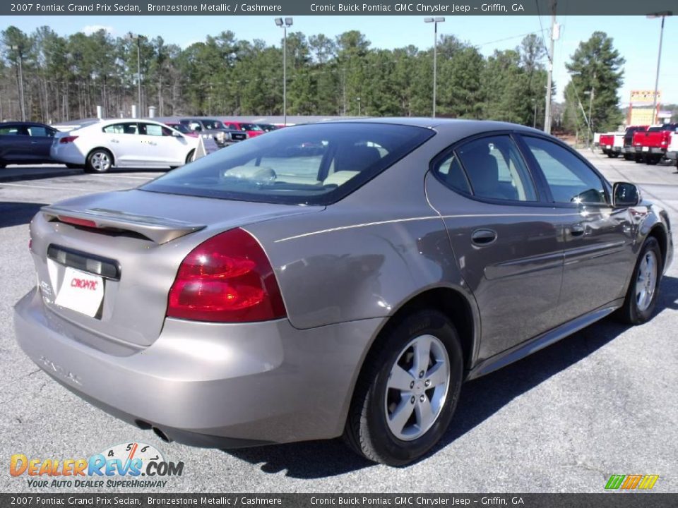 2007 Pontiac Grand Prix Sedan Bronzestone Metallic / Cashmere Photo #8
