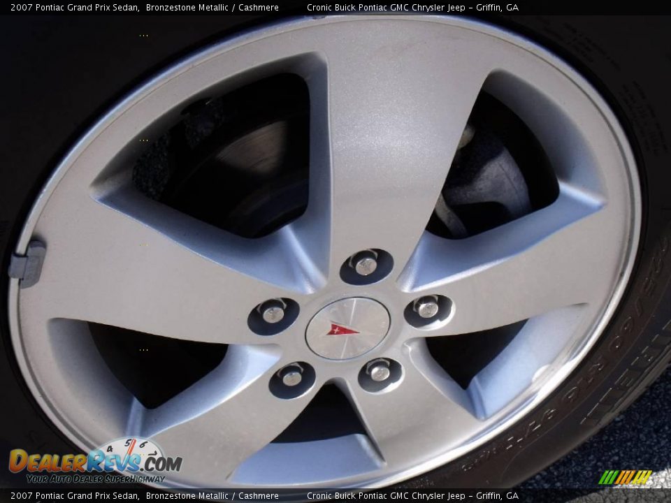 2007 Pontiac Grand Prix Sedan Bronzestone Metallic / Cashmere Photo #9