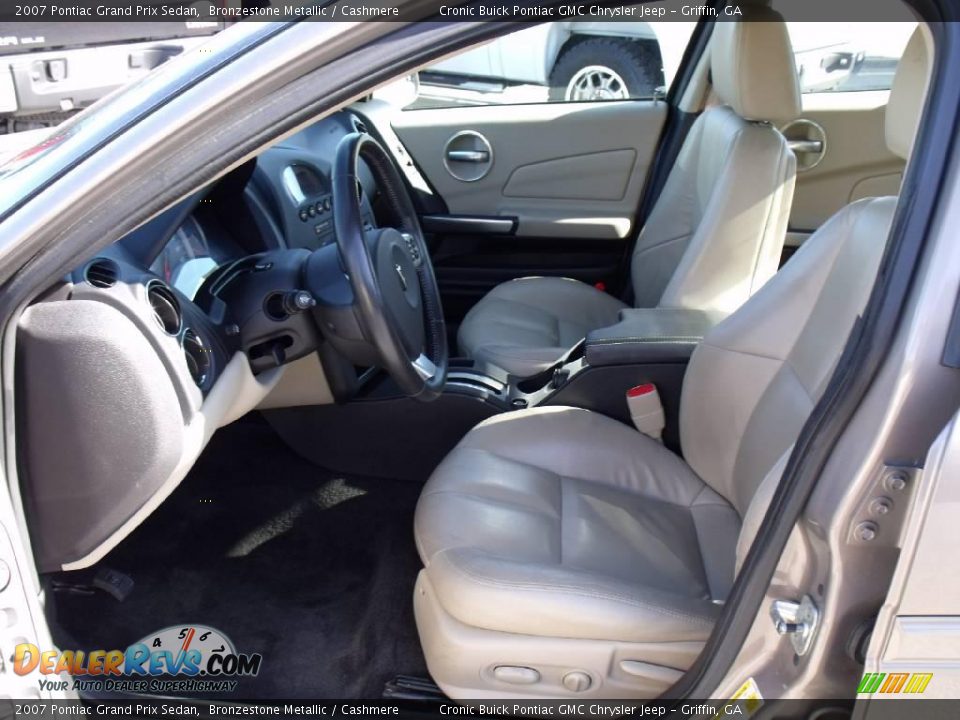 2007 Pontiac Grand Prix Sedan Bronzestone Metallic / Cashmere Photo #10